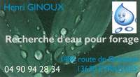 Henri GINOUX, recherche d'eau pour forage sur Eyragues
