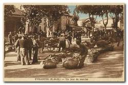 marché du vendredi à Eyragues